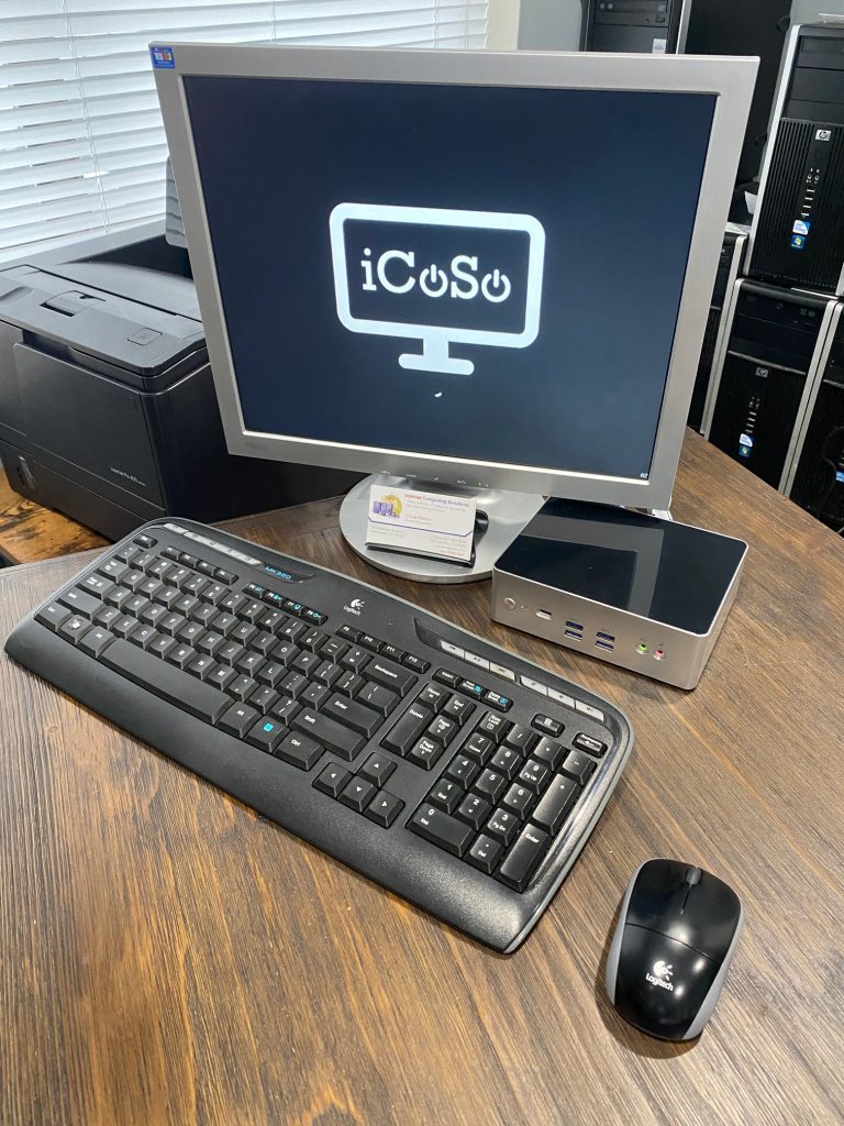 ICOSO Cube PC Startup Pic